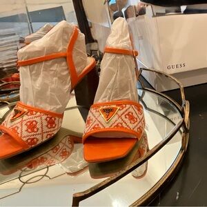 Guess Women's Orange Sandals